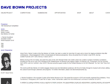 Tablet Screenshot of davebownprojects.com